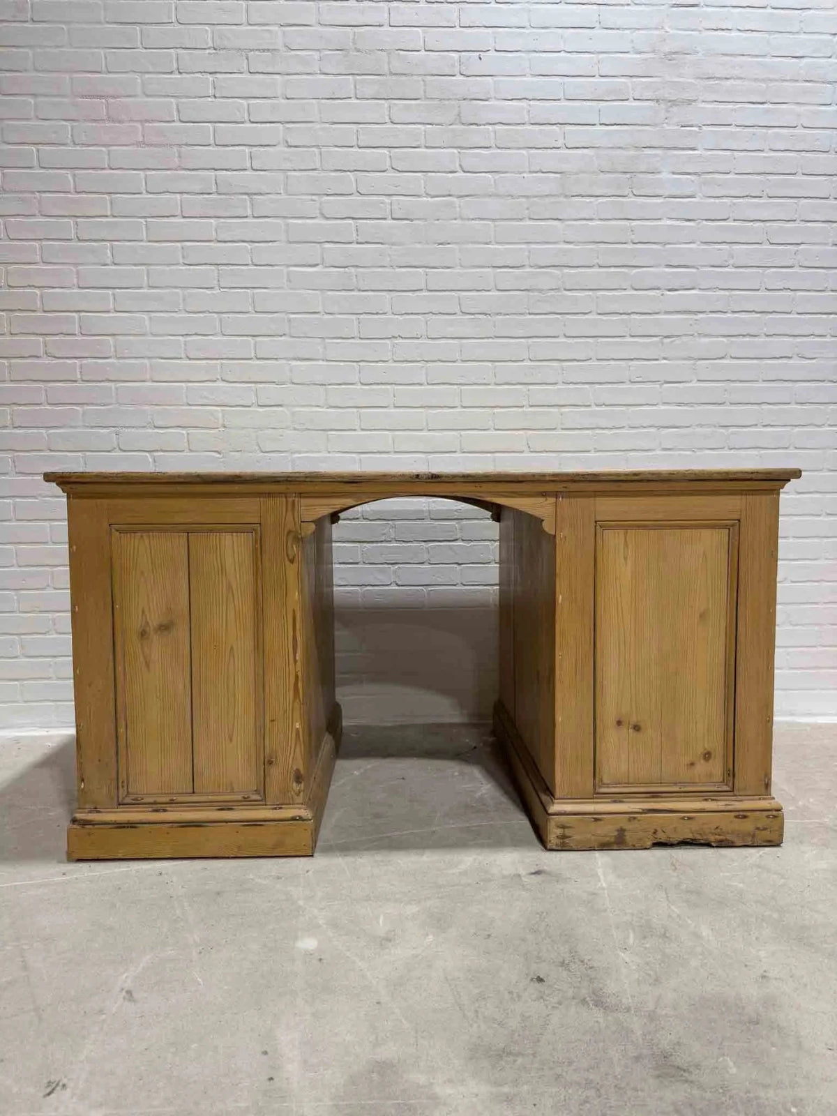 Large English pine desk - House on Horizon