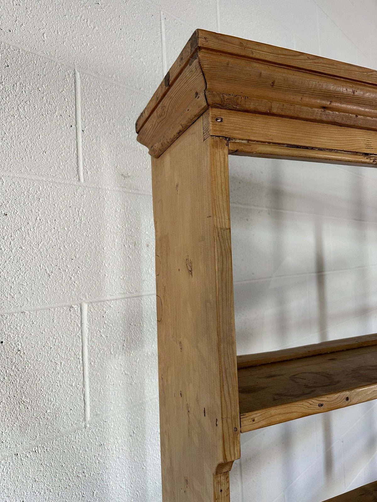 Light Pine Antique Hutch from England - House on Horizon