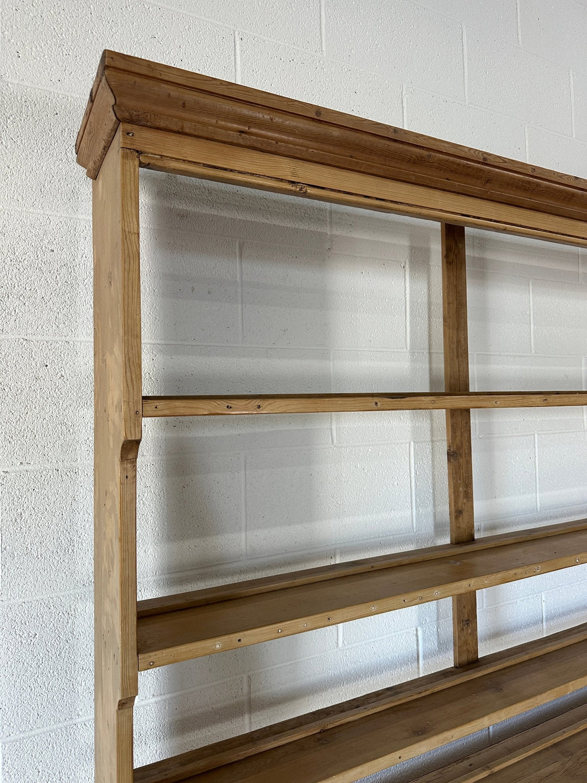 Light Pine Antique Hutch from England - House on Horizon