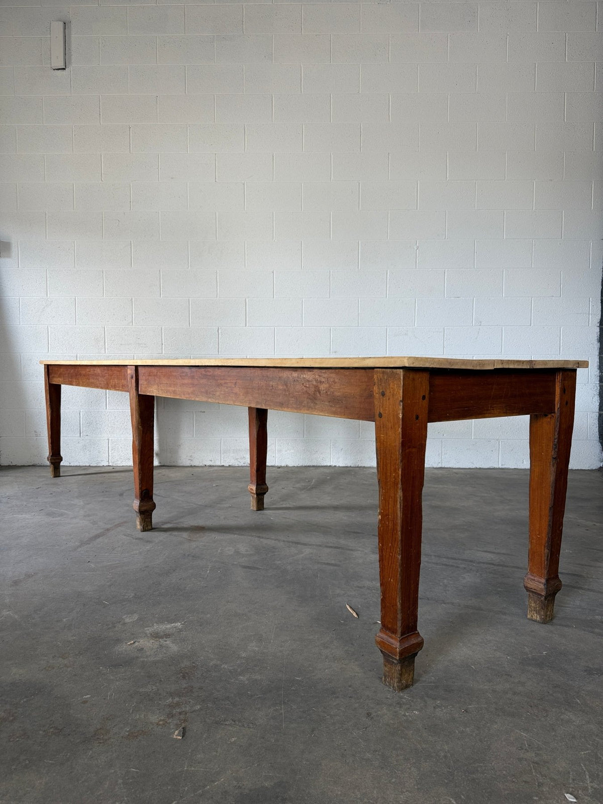 Long antique dining table - House on Horizon