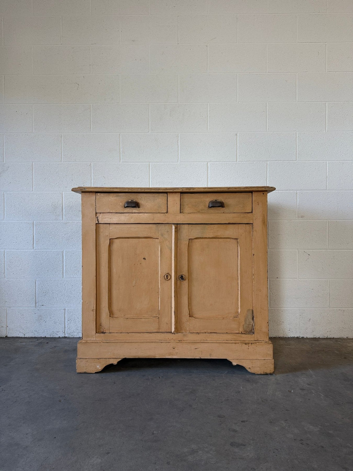 Painted French antique cupboard - House on Horizon