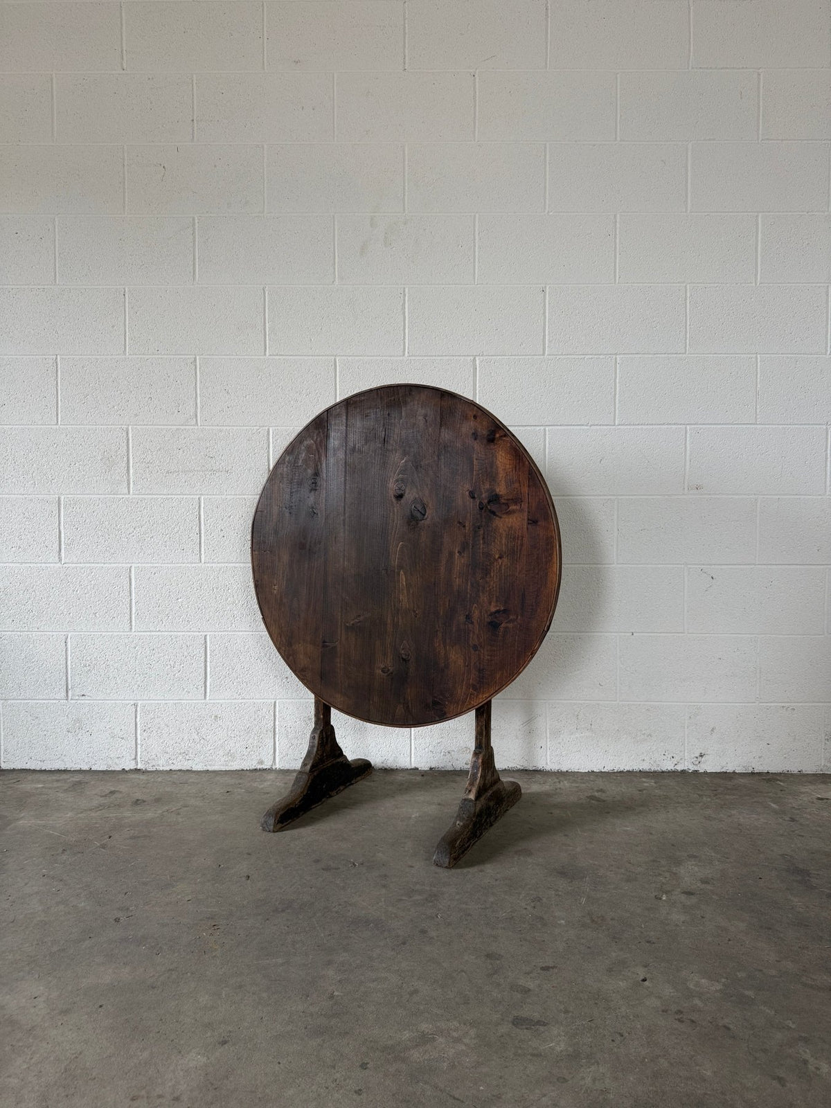 Petite antique French vendange table - House on Horizon