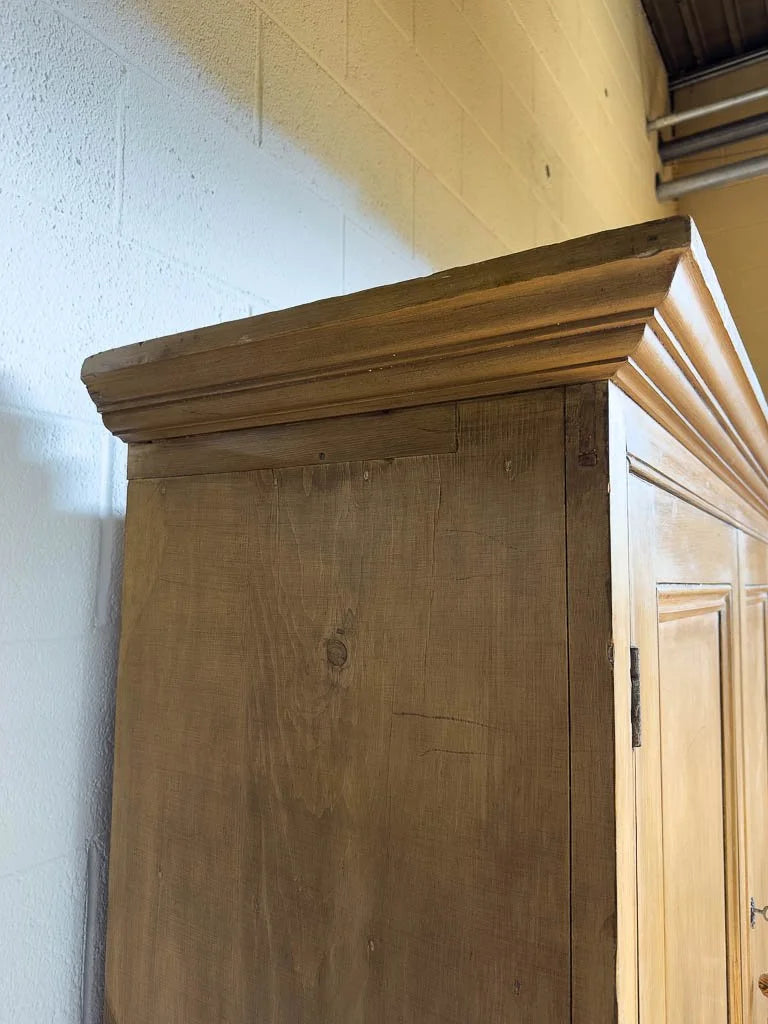 Unique English pine linen press