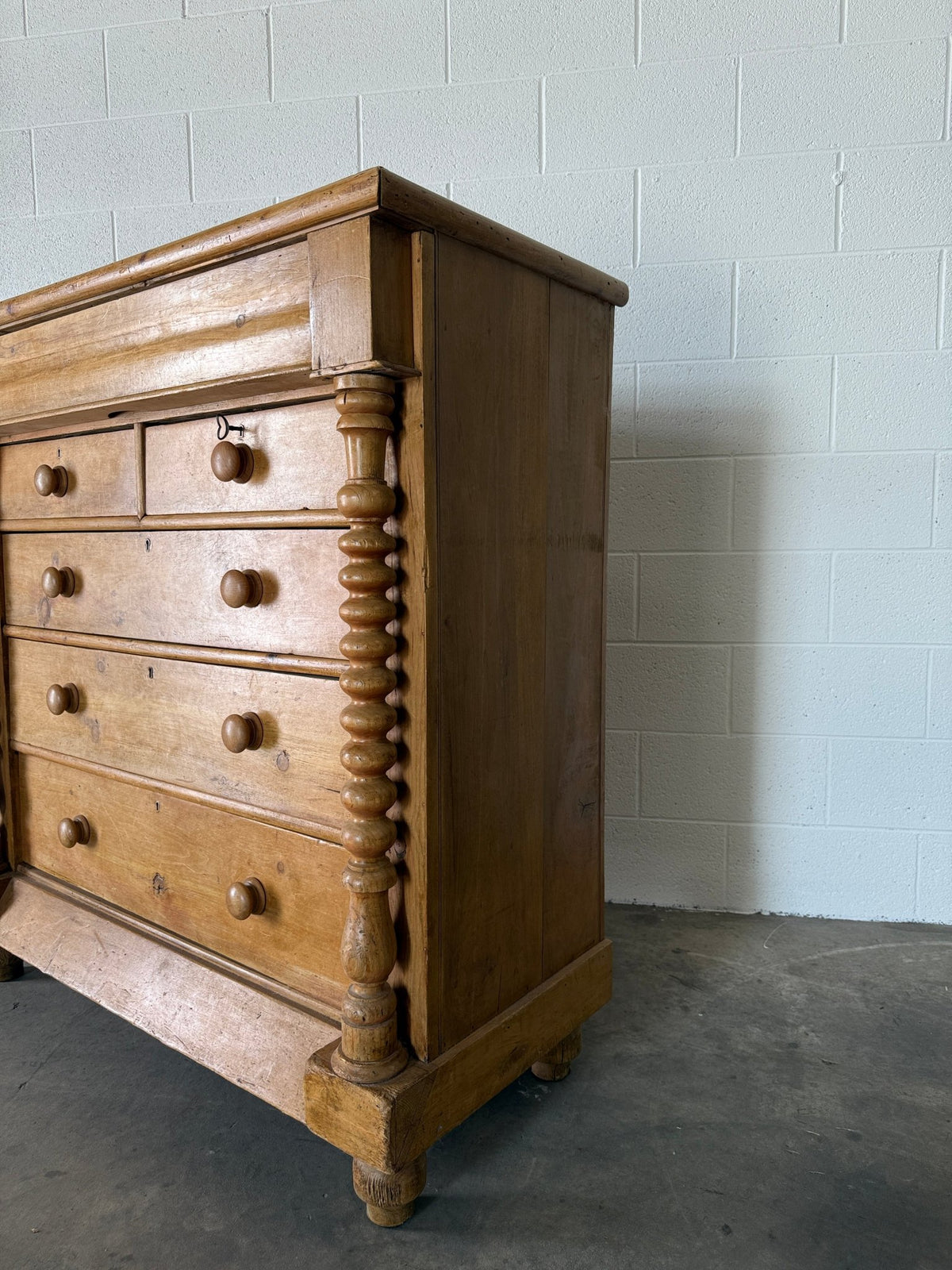 Scottish antique pine chest of drawers - House on Horizon