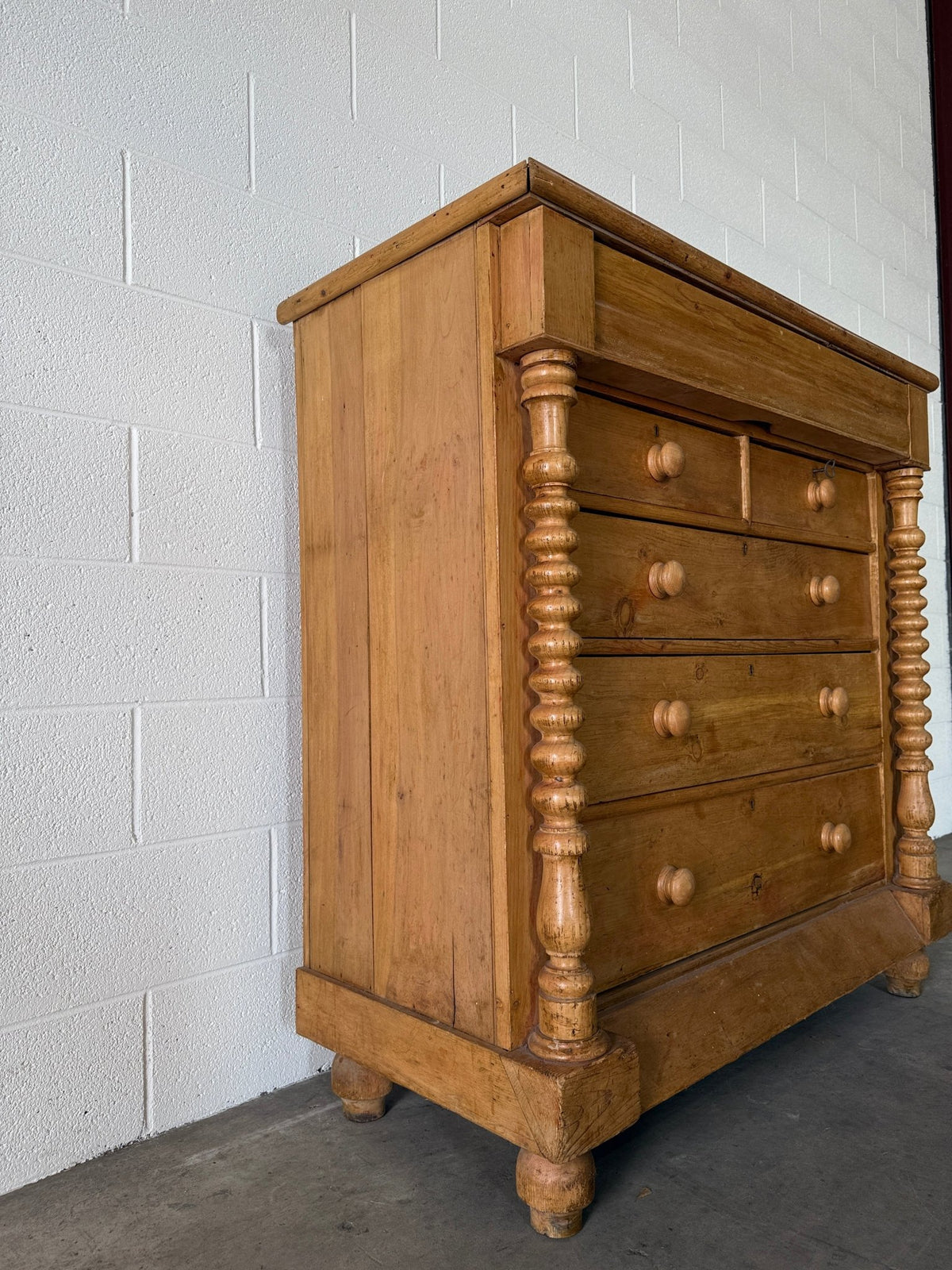 Scottish antique pine chest of drawers - House on Horizon