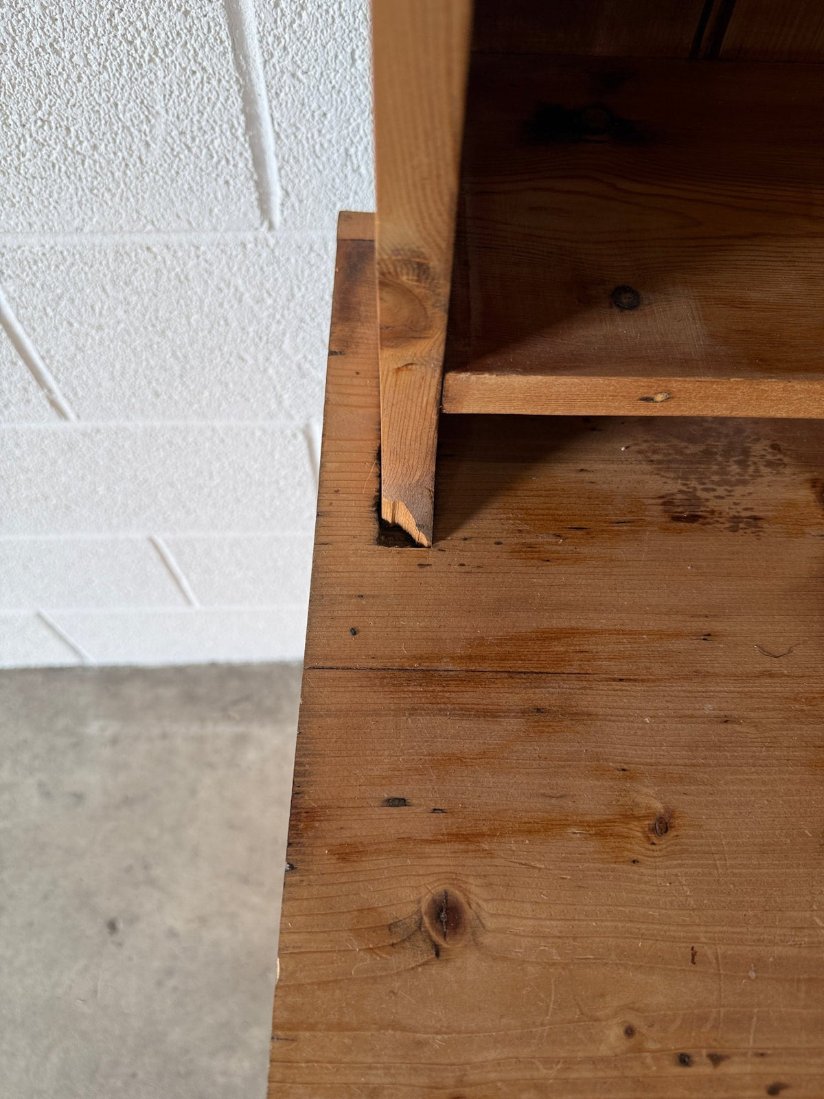 Skinny antique pine kitchen dresser - House on Horizon