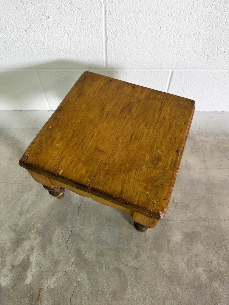 Small antique English stool - House on Horizon