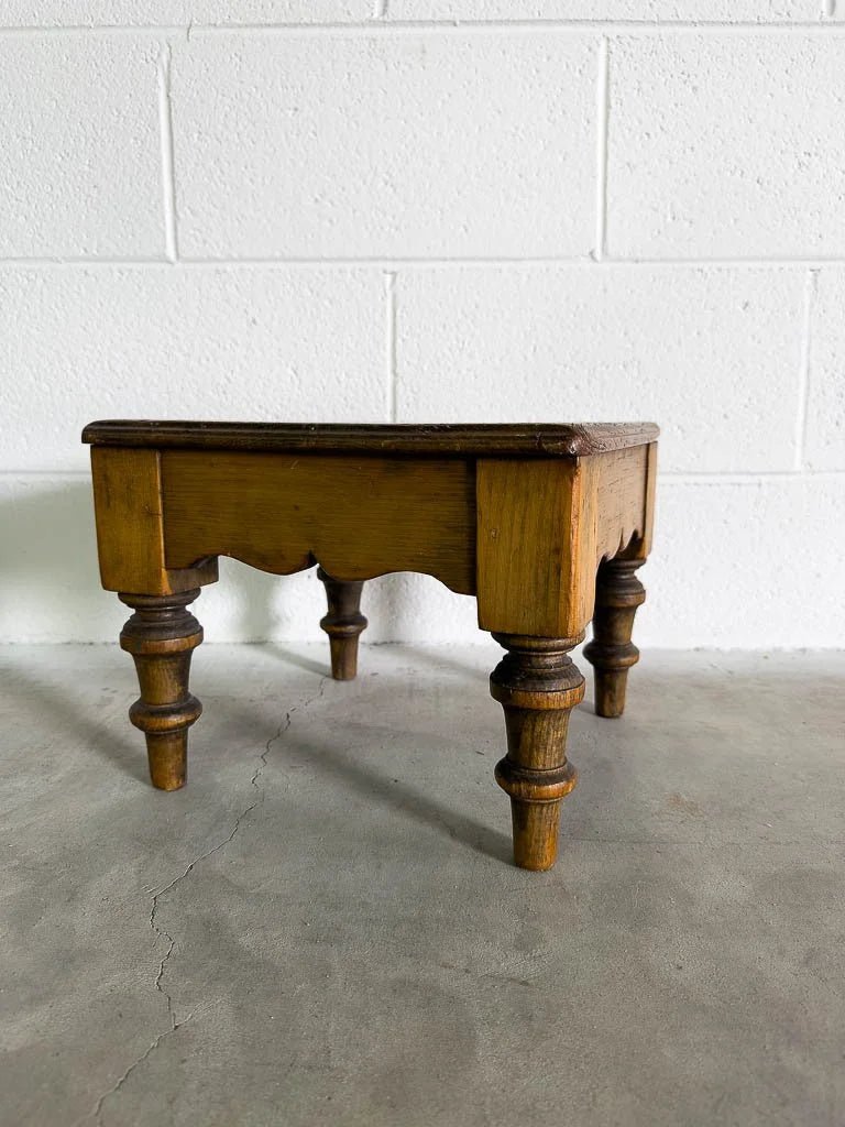 Small antique English stool - House on Horizon