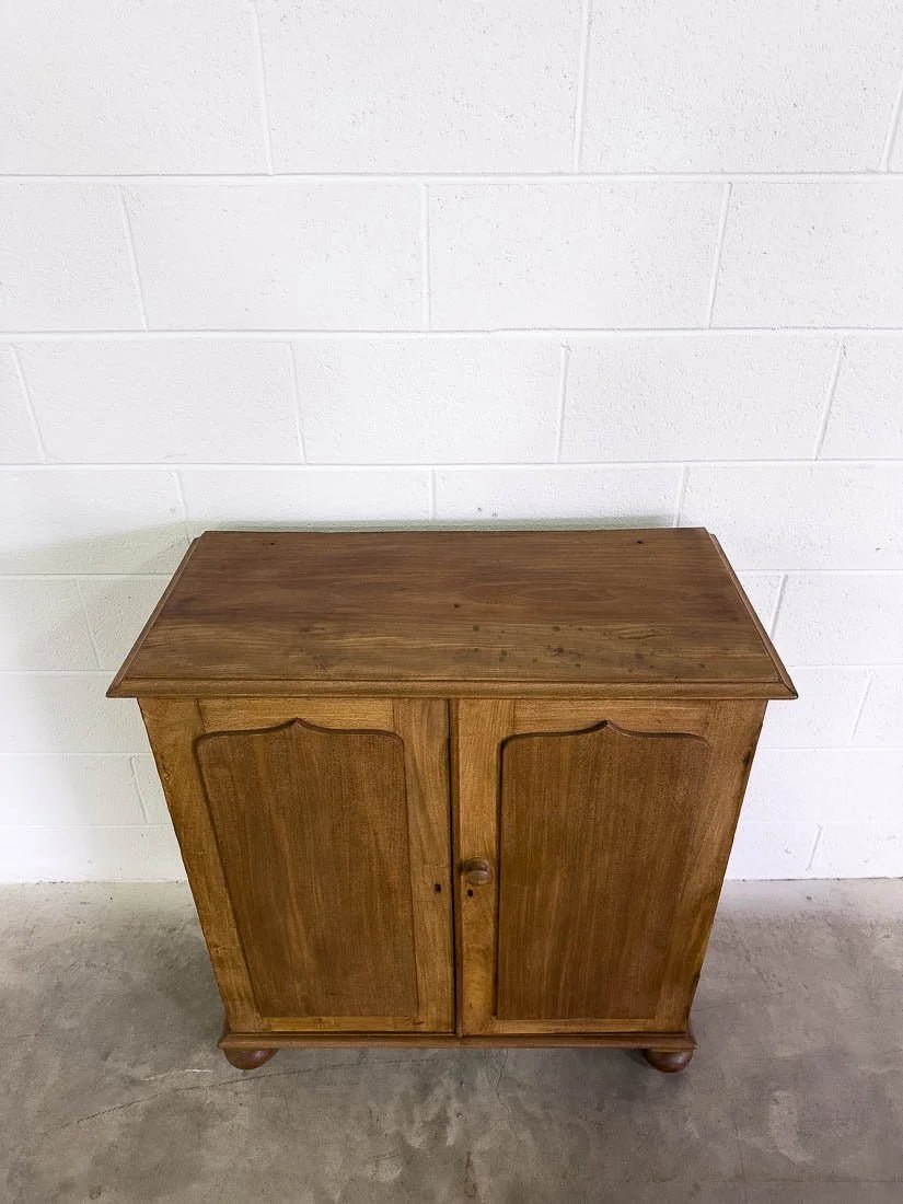 Small European antique pine cupboard - House on Horizon