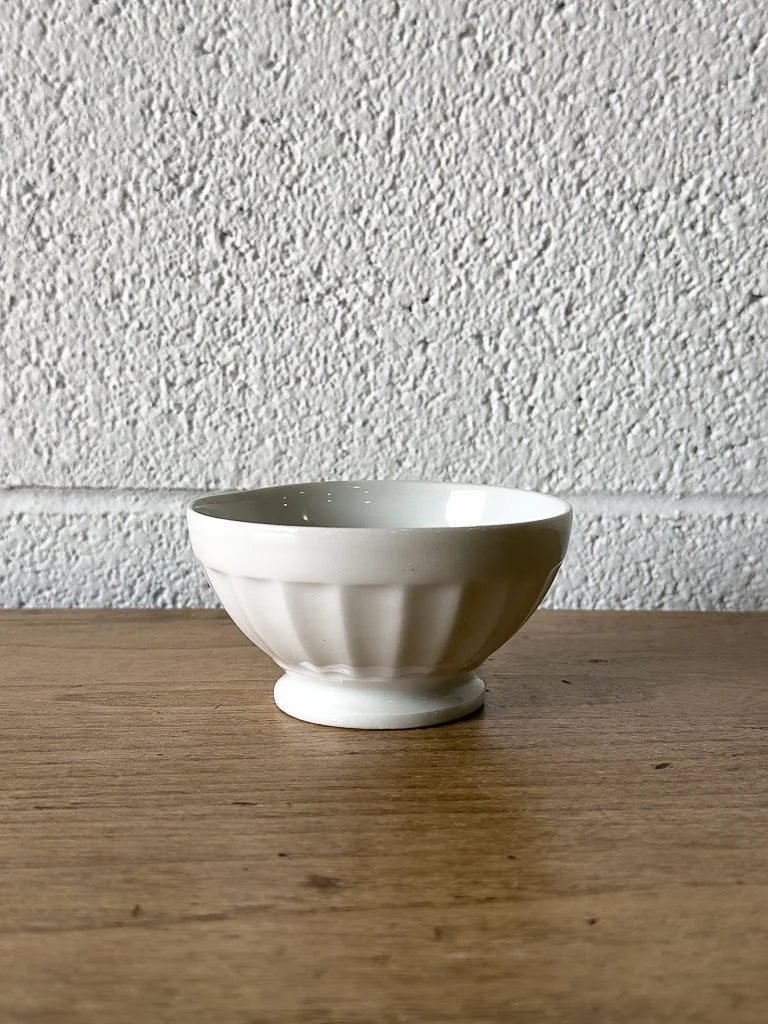 Small white ironstone bowl