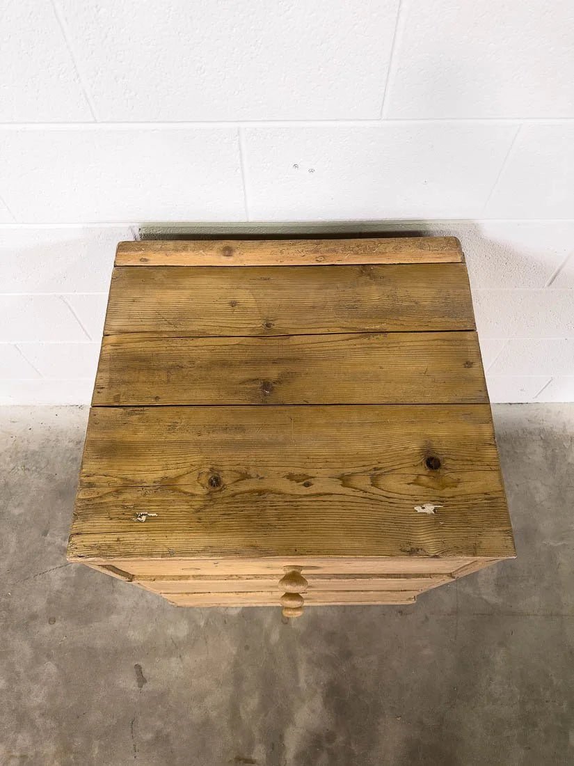 Small set of three antique English pine drawers - House on Horizon