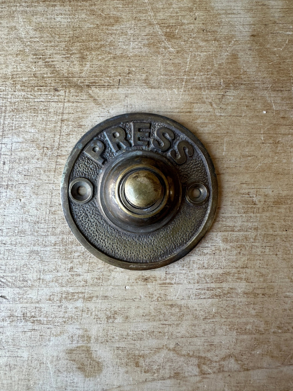 Solid brass door bell - House on Horizon