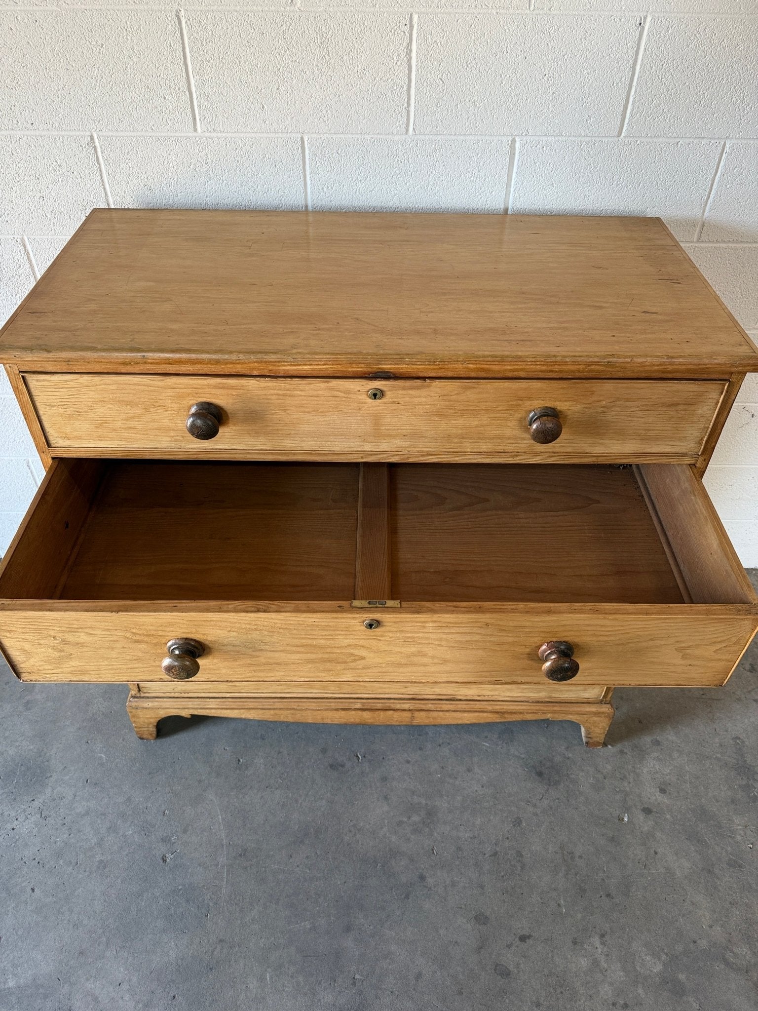 Substantial chest of antique English drawers - House on Horizon