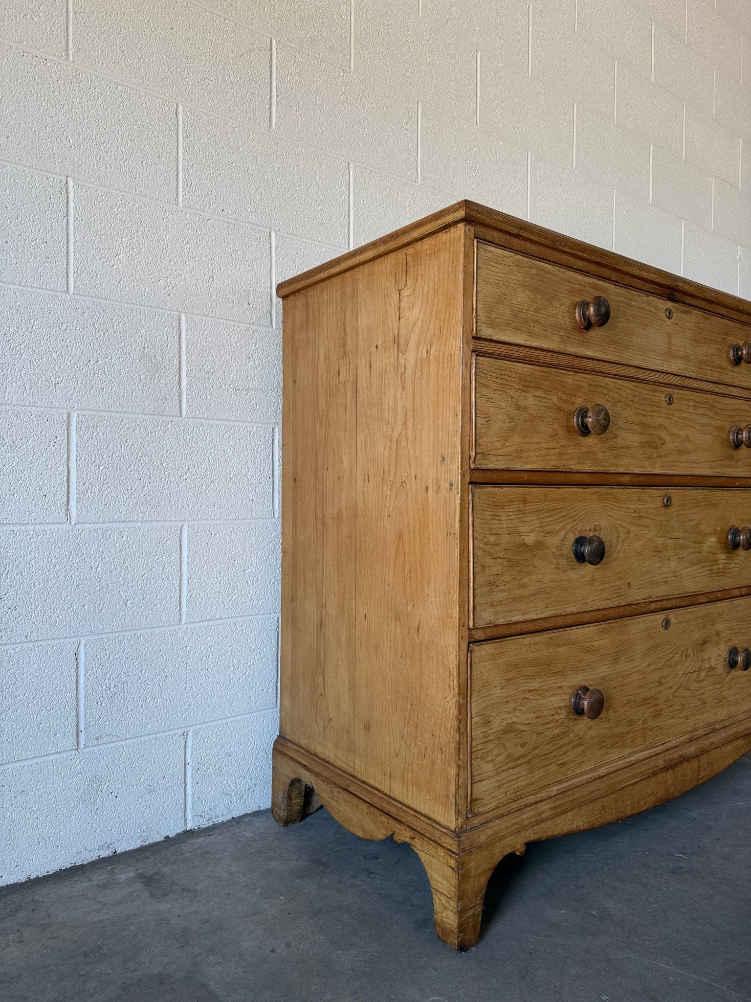 Substantial chest of antique English drawers - House on Horizon