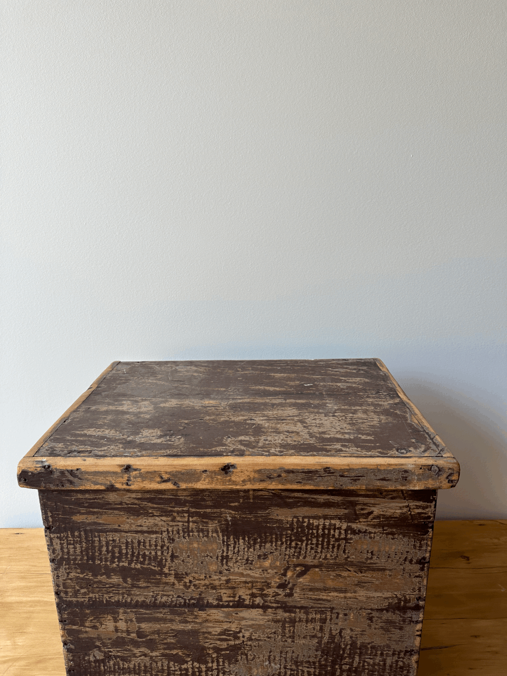 Antique pine box