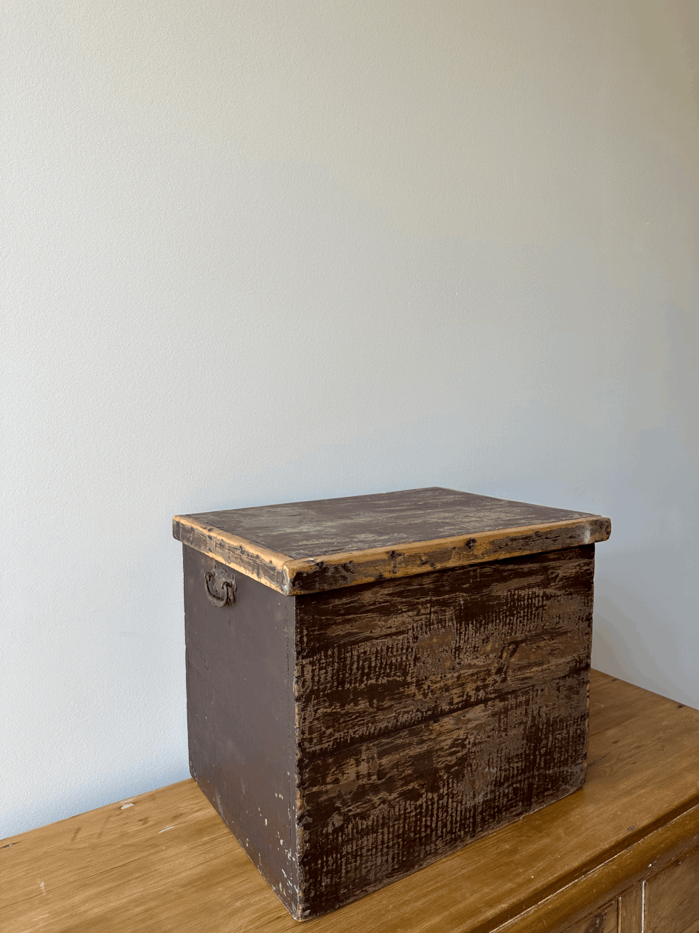 Antique pine box