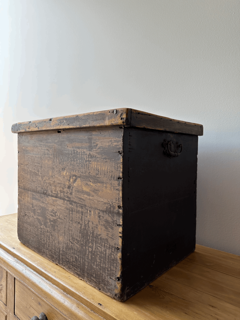 Antique pine box