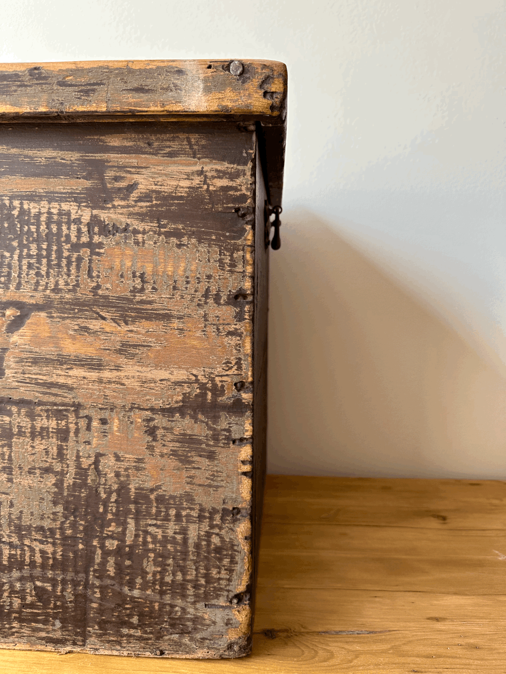 Antique pine box