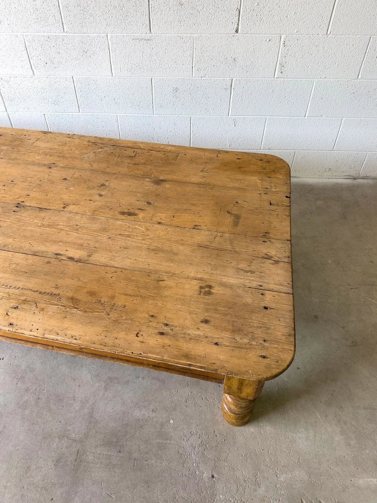 Victorian Antique Pine Coffee Table - House on Horizon