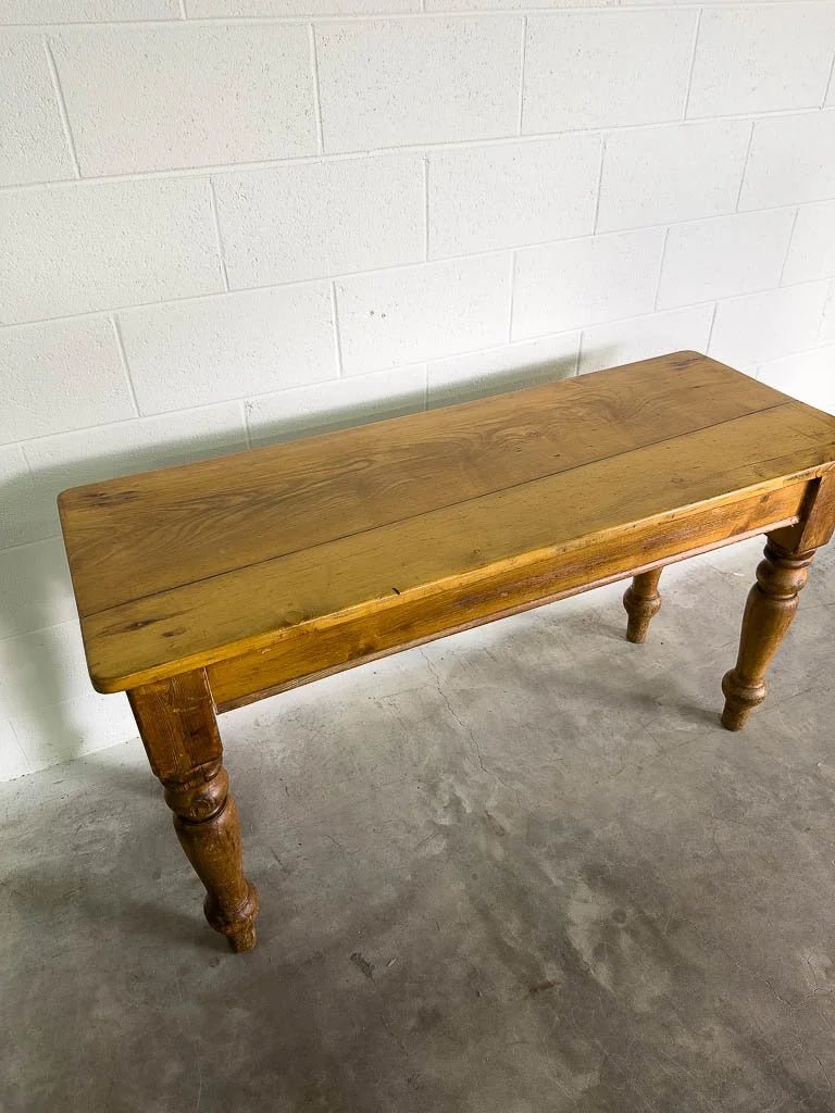 Victorian pine console table - House on Horizon