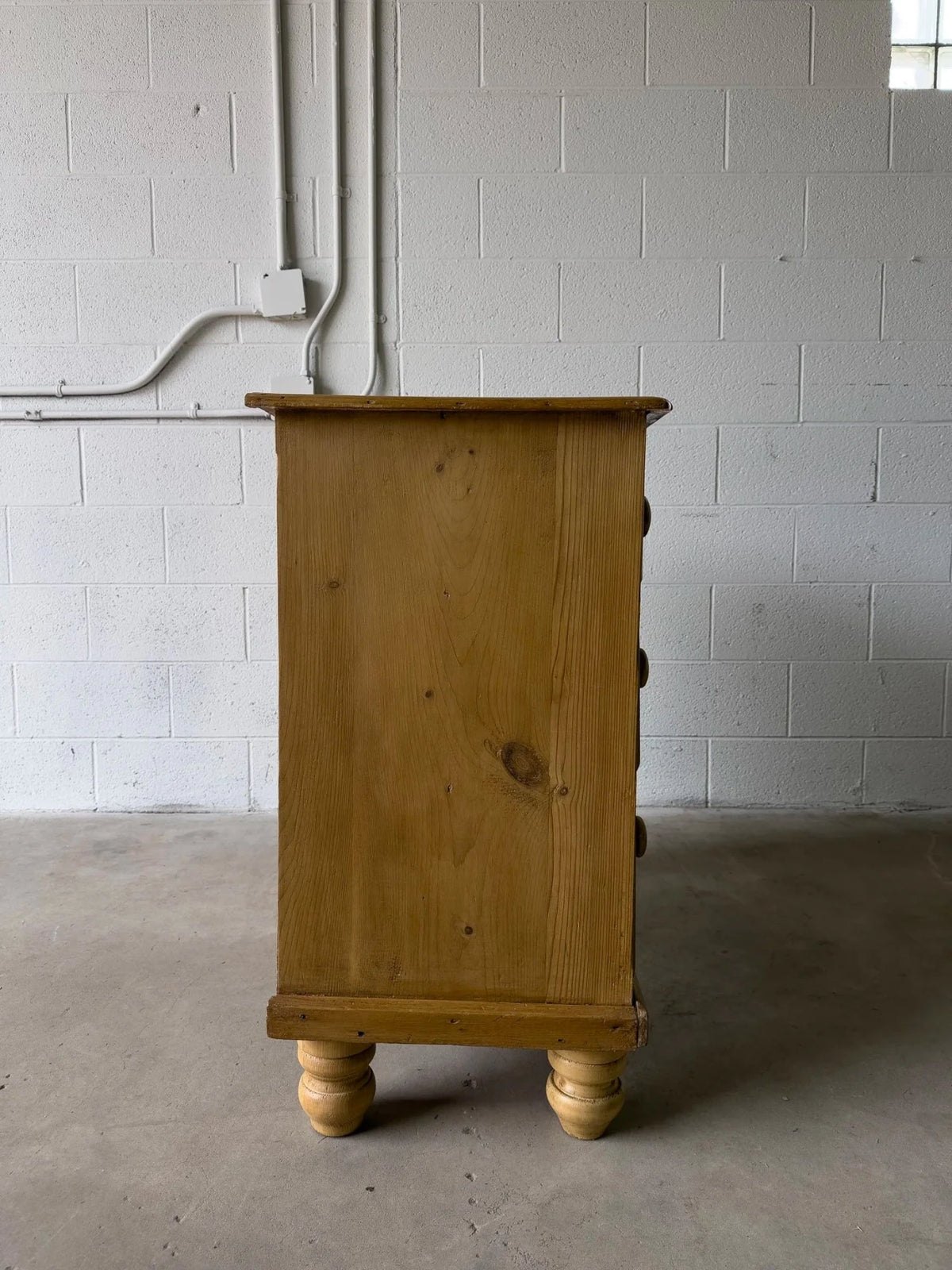 Victorian Pine Drawers - Antique Bedroom Chest - House on Horizon
