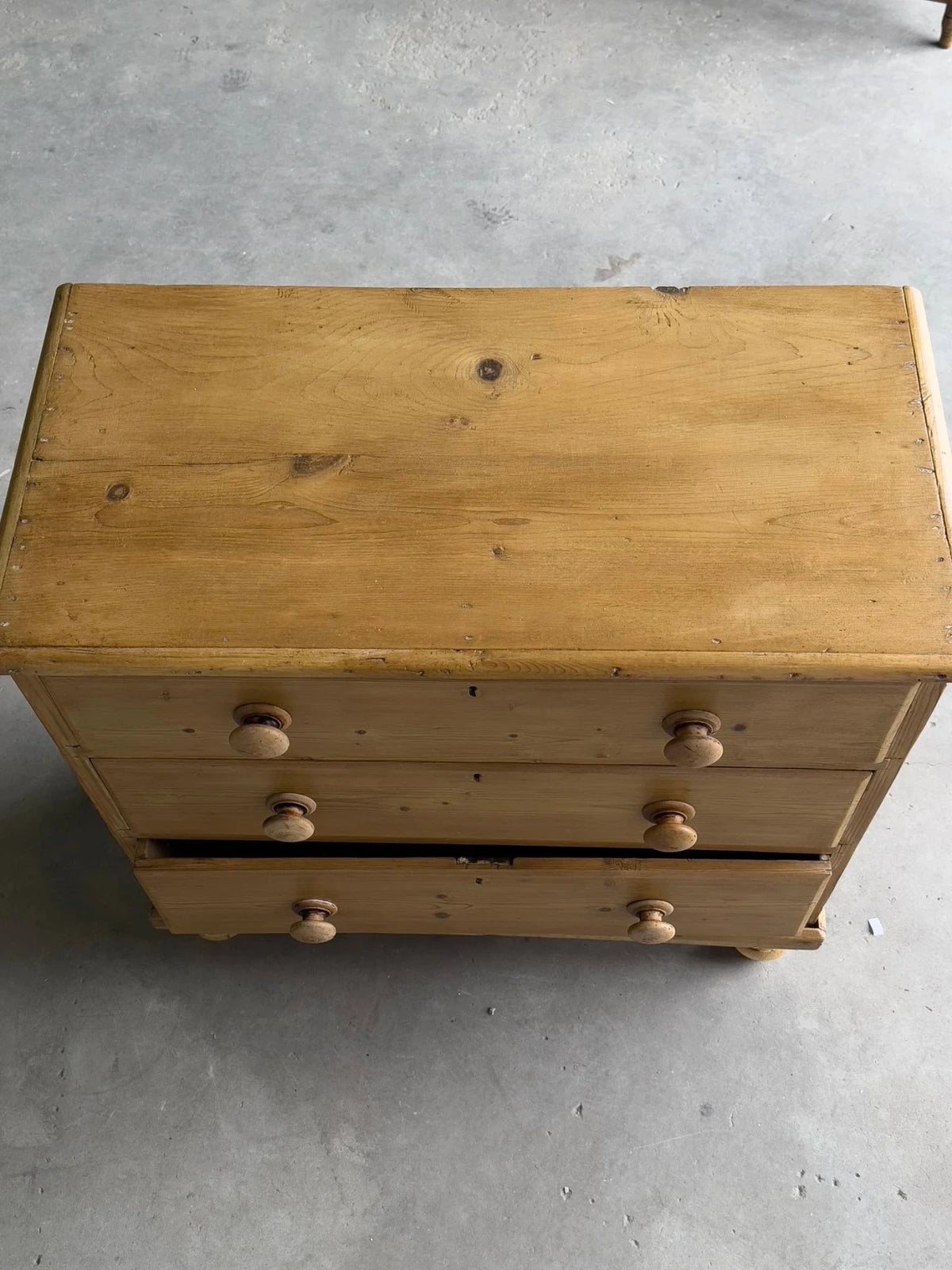 Victorian Pine Drawers - Antique Bedroom Chest - House on Horizon