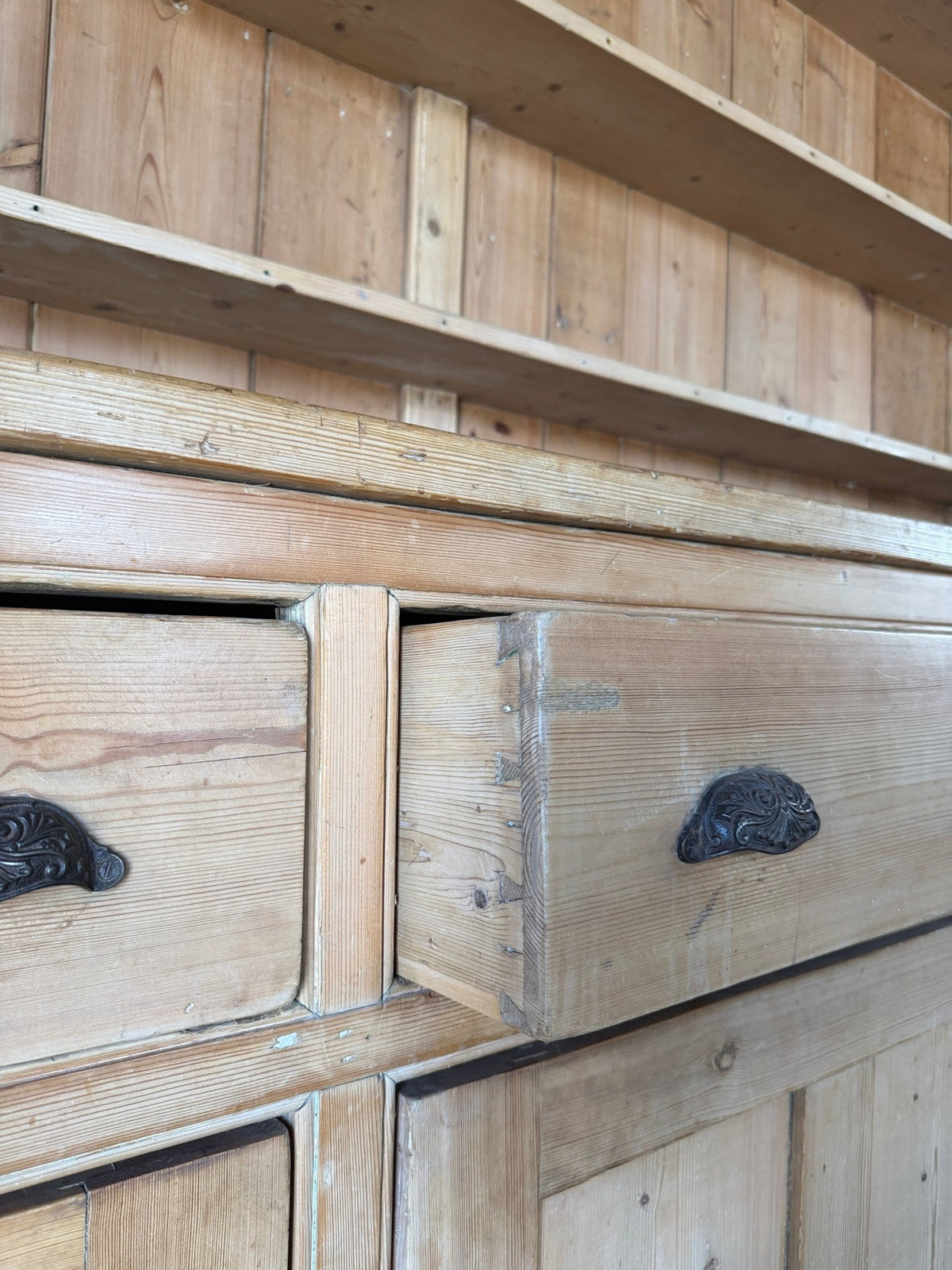 Victorian Pine Kitchen Dresser - House on Horizon
