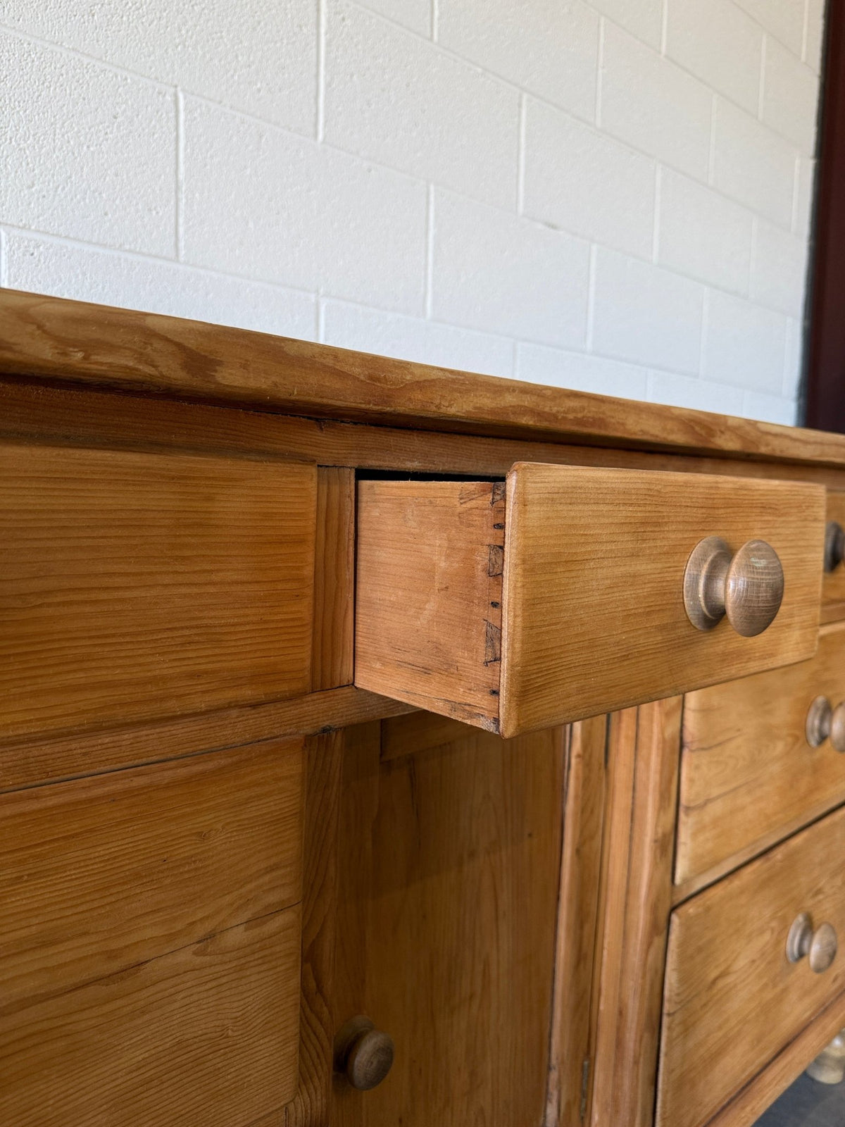 Victorian pine sideboard, imported from England - House on Horizon