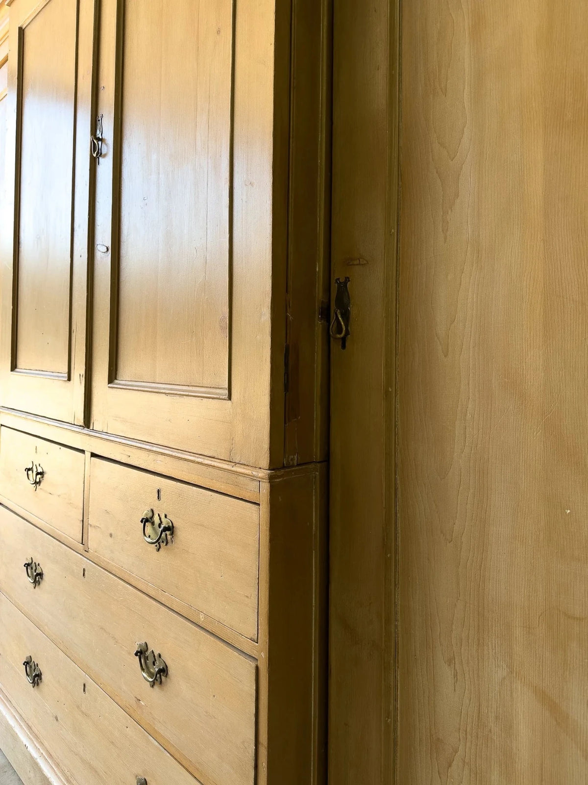 Victorian Pine Wardrobe - House on Horizon