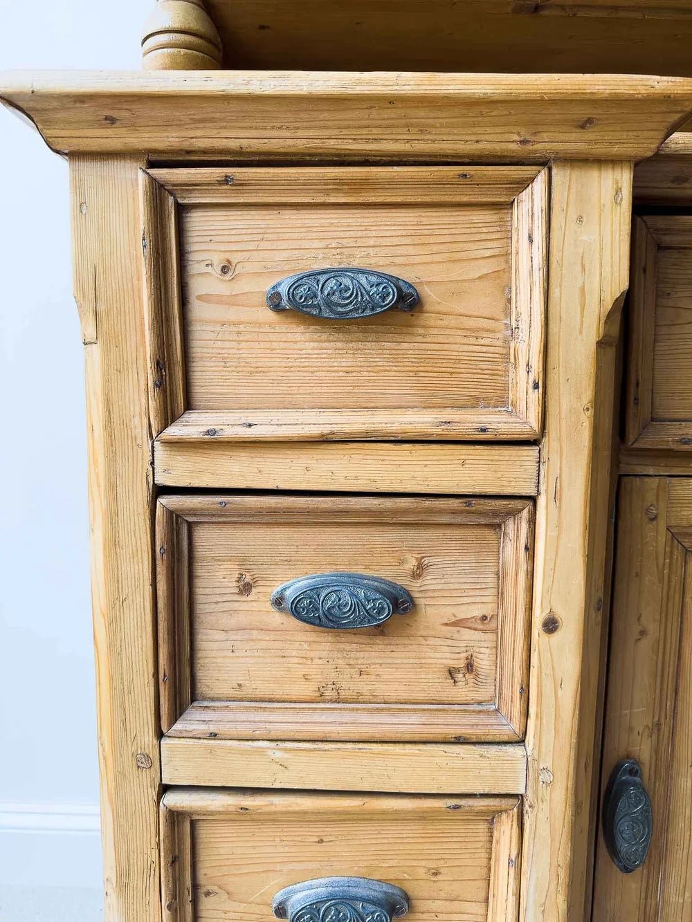 Victorian-style pine kitchen hutch - House on Horizon