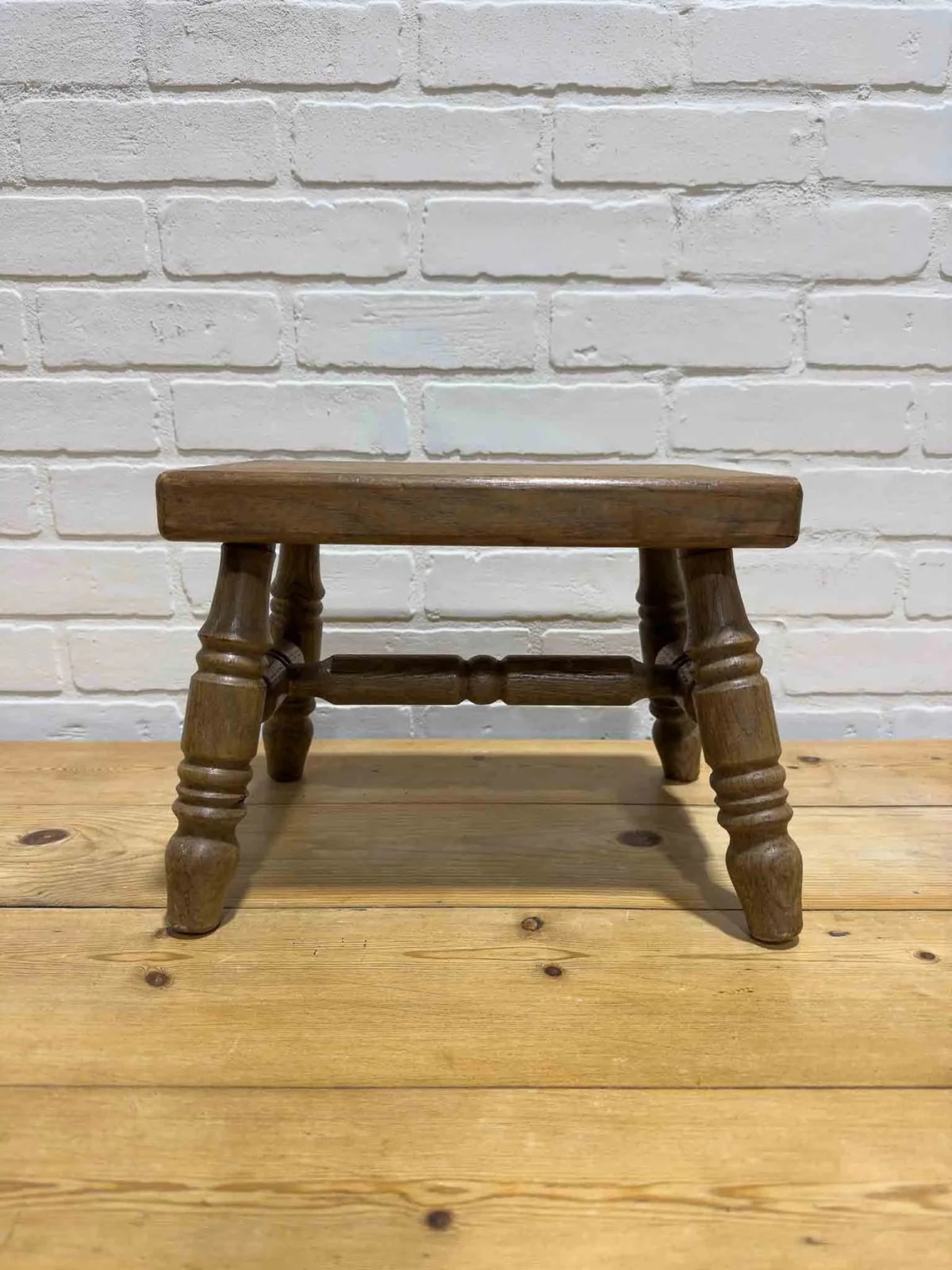 Vintage milking stool - House on Horizon