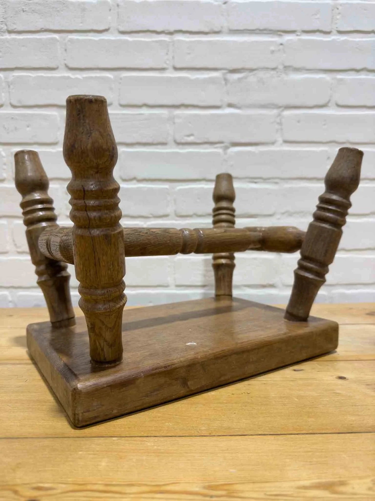 Vintage milking stool - House on Horizon