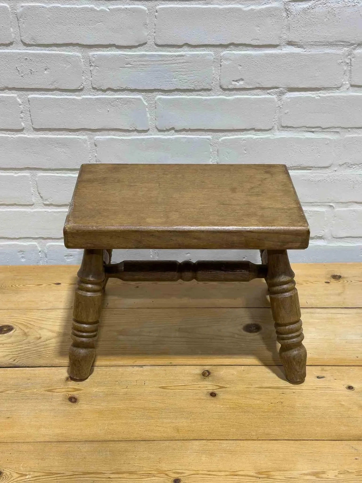 Vintage milking stool - House on Horizon