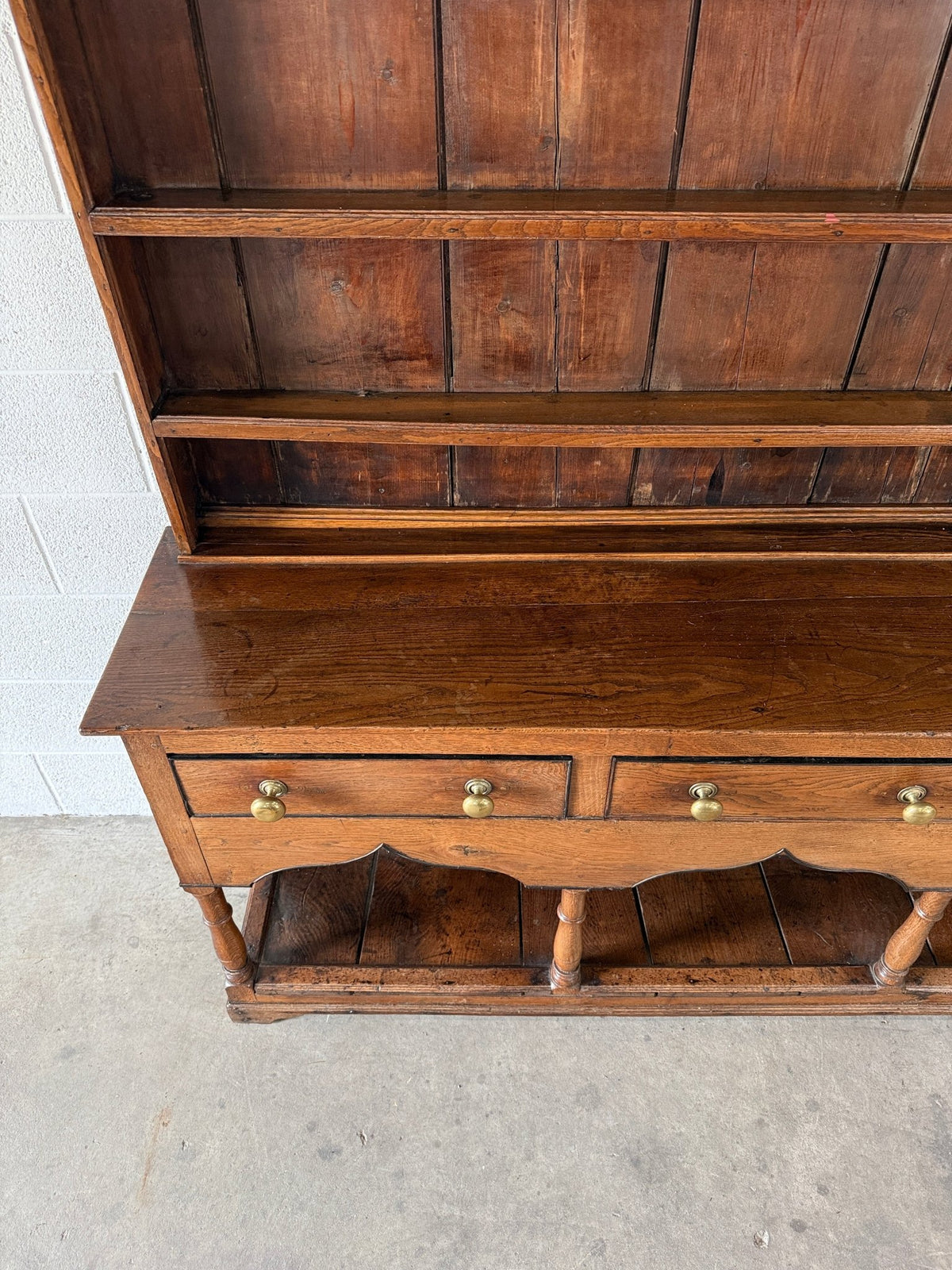 Welsh oak antique kitchem dresser or hutch - House on Horizon