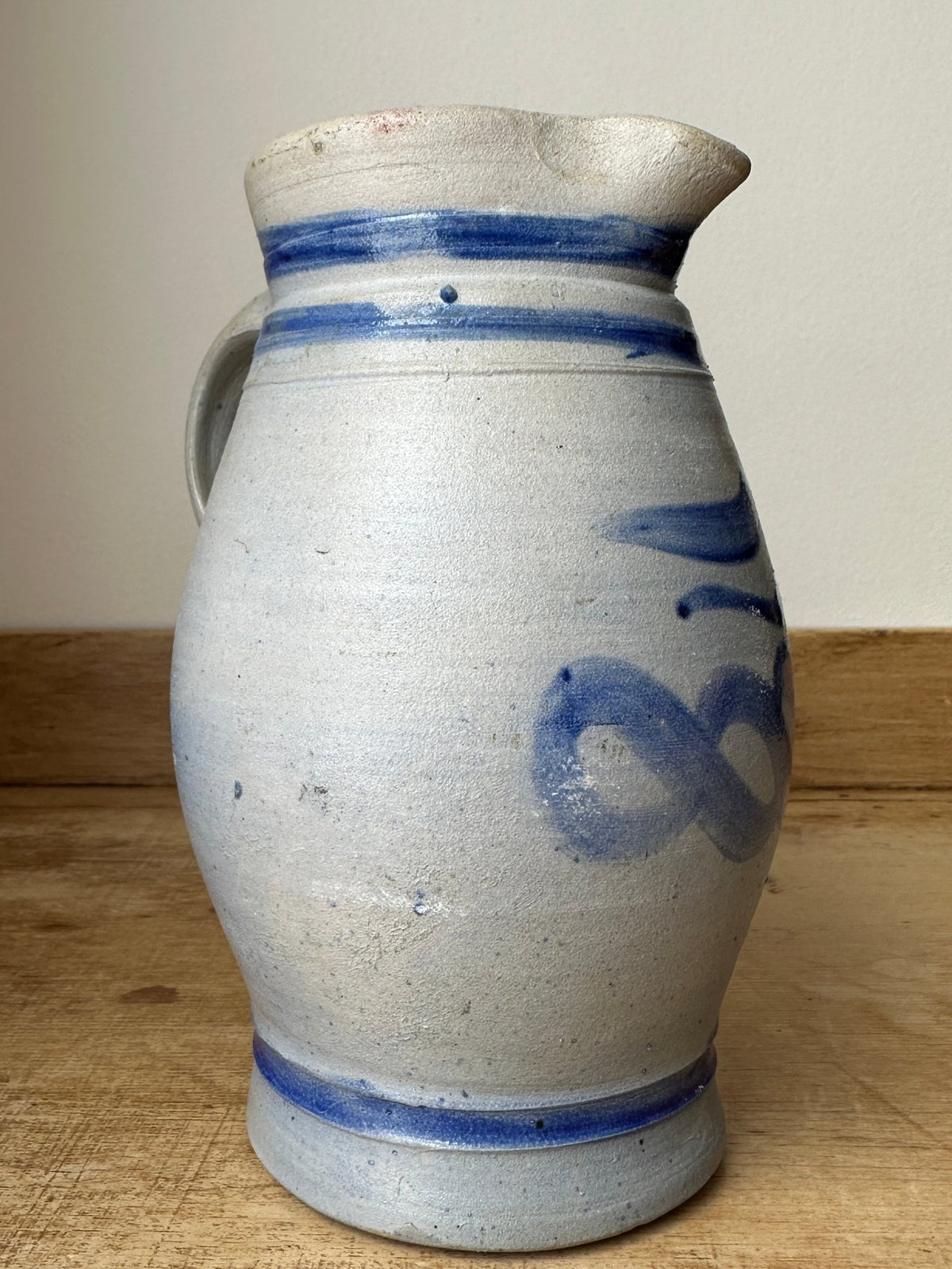 Westerwald stoneware jug - House on Horizon