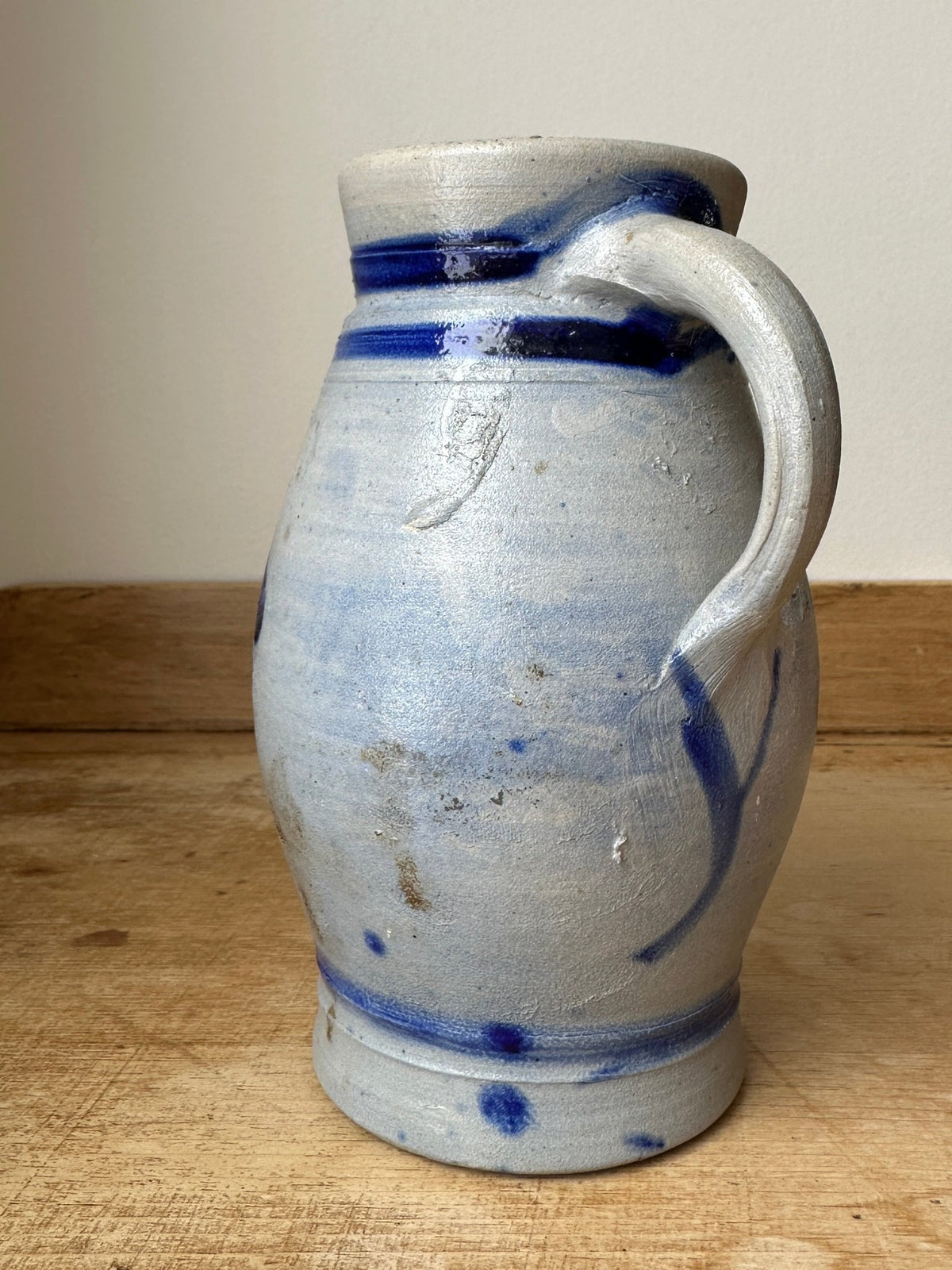 Westerwald stoneware jug - House on Horizon