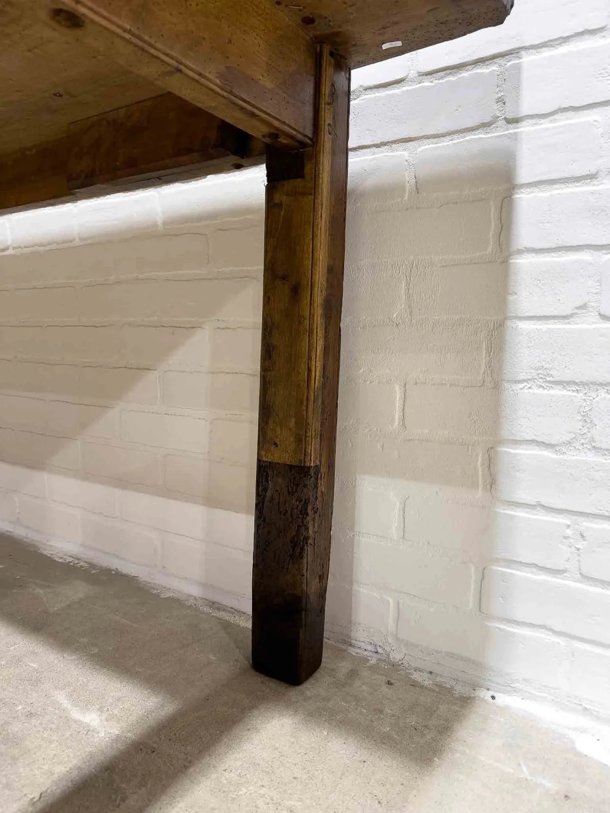 Wonderful eight foot French table with a drawer - House on Horizon